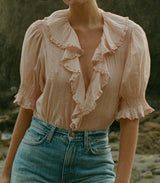 HENRI TOP -- BLUSH