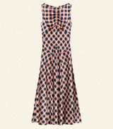 BRUNA DRESS -- GIVERNY PLAID