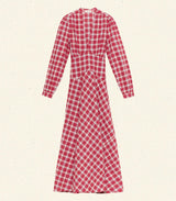 CHARLESTON DRESS -- ALSACE PLAID