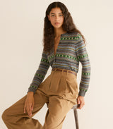 FAUSTINE CARDIGAN -- DASHWOOD FAIR ISLE