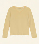 GARANCE CASHMERE SWEATER -- LEMON CHIFFON