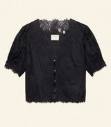 IDELLA TOP -- BLACK