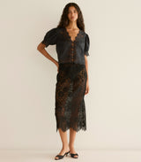 IDELLA TOP -- BLACK
