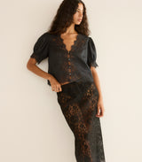 IDELLA TOP -- BLACK