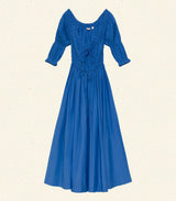 ISCHIA DRESS -- CORFU BLUE
