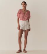 JUNE TOP -- CERISE PARIS GINGHAM
