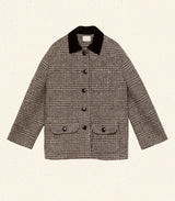 LANGSTON JACKET -- LASCELLE HOUNDSTOOTH CHECK