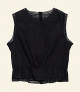 LILIBET TOP -- BLACK