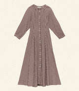 MADELAINE DRESS -- DELPHINE PLAID
