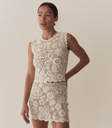 MARITZA SKIRT -- PEARL