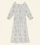 MINTA DRESS -- PAINTED BOUQUET
