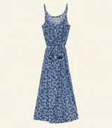 NEVITA DRESS -- BLEU SOLEIL FLEURIT