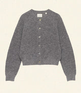 PETRA CARDIGAN -- DARK HEATHER GREY
