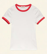 VIVI RINGER TEE -- SALT