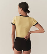 VIVI RINGER TEE -- WILD HONEYSUCKLE